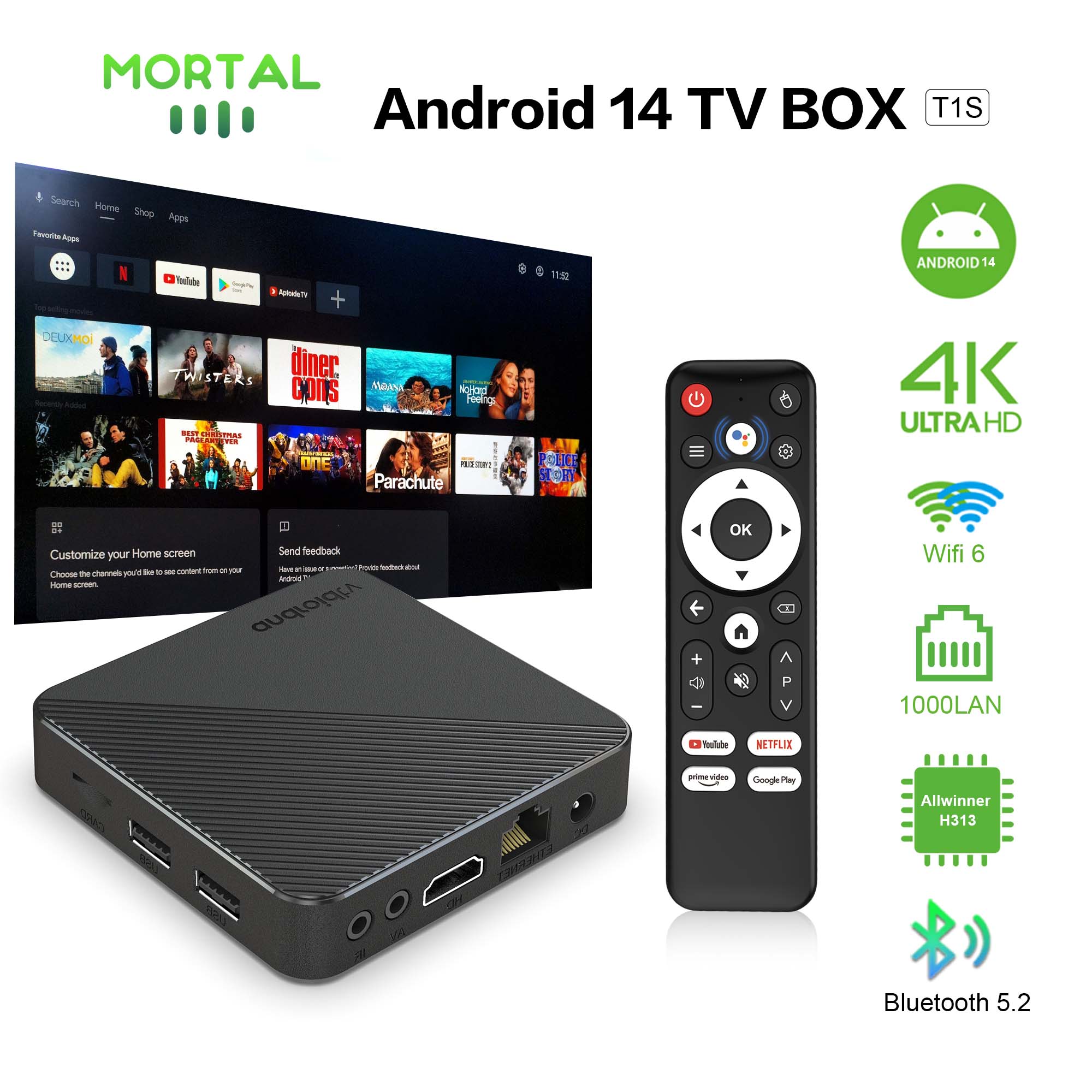 TV Box con sistema de cine en  - Smart Home Youtube reseña y precio
