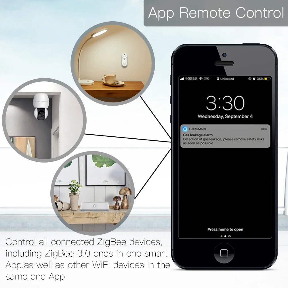 Tuya ZigBee 3,0 Hub de enlace  - Smart Home Zigbee 3.0 reseña y precio